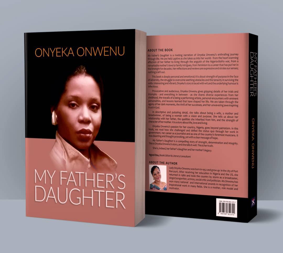 Onyeka Onwenu set to release Memoir titled ‘ My Father’s Daughter’