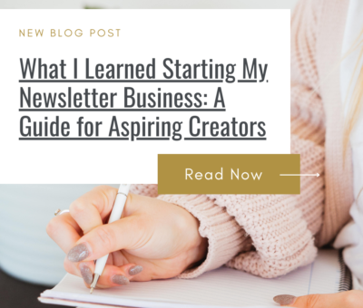 “Discover essential insights and practical tips from my journey of starting a newsletter business. This guide is perfect for aspiring creators looking to build and grow their own successful newsletter.”